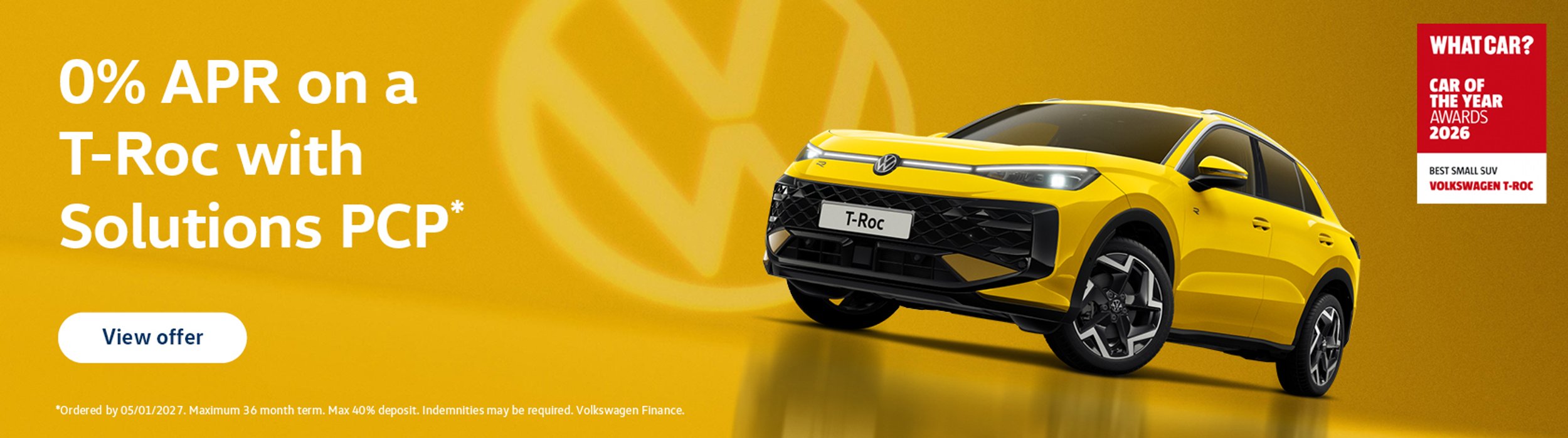 T Roc 0% APR
