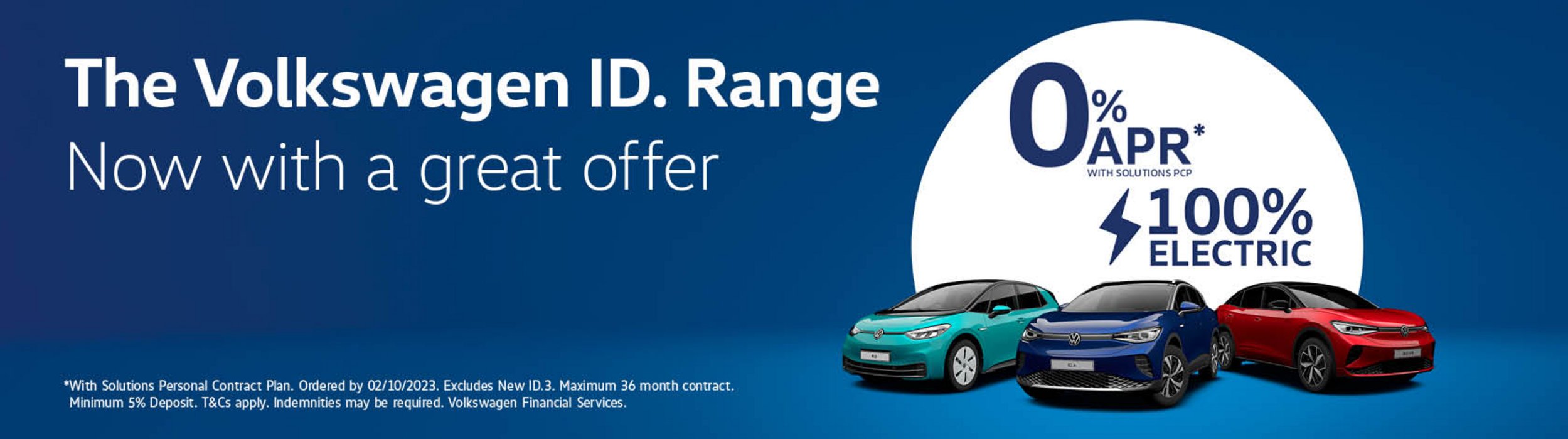 Volkswagen ID Range 0% Offer