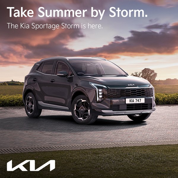 Extra £1,000 towards your deposit on the new Sportage Storm! 