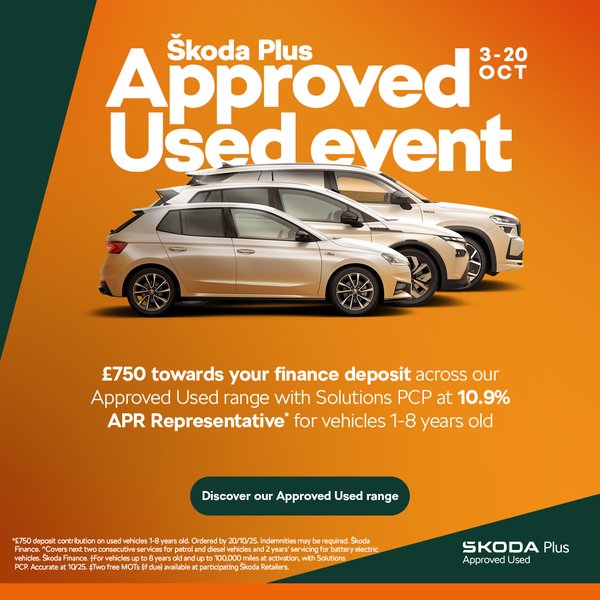 Skoda Approved Used Event | Now on!