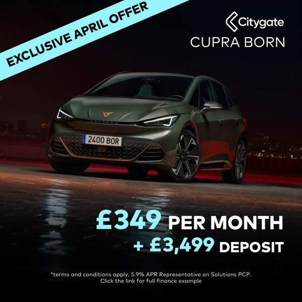 Exclusive Citygate Offer! Save an EXTRA £1,400 on the CUPRA Born*