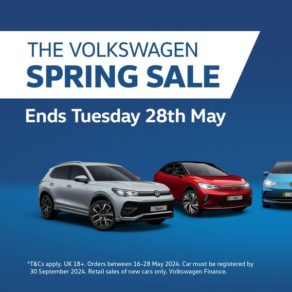 VW Spring Sale - Get an extra £750* off all models across the range