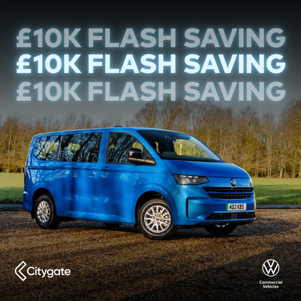 Save up to £10,000 off a New Transporter with Citygate!