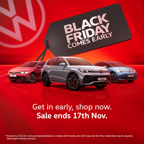 The Volkswagen Black Friday Sale! Save an EXTRA £1,000 across the range